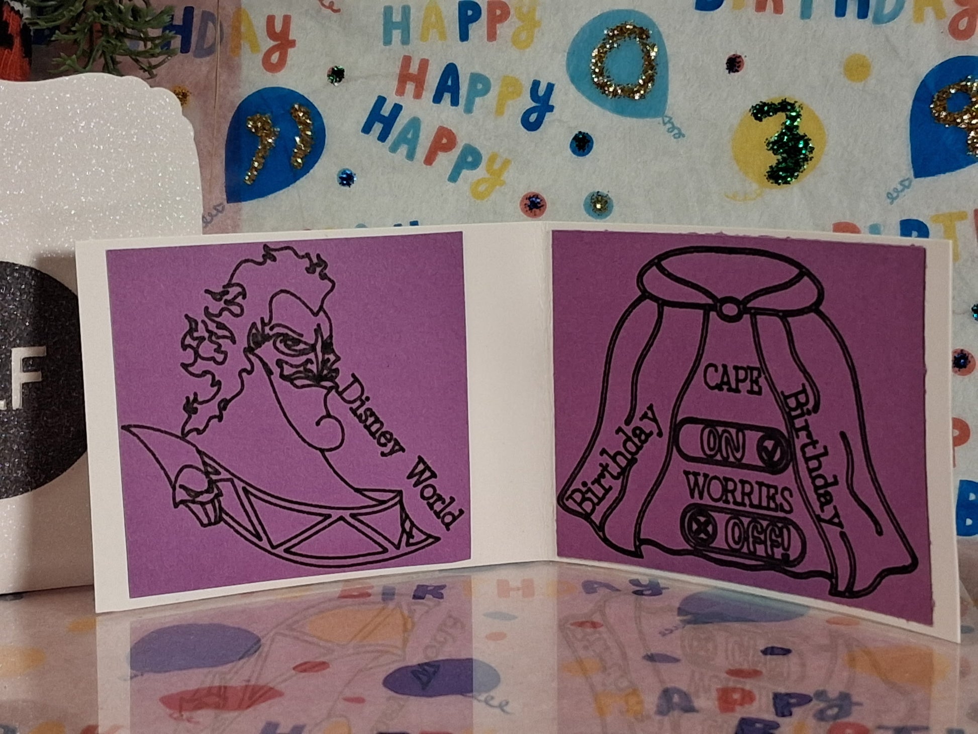 14. Disney Note Card Working Men (Briefcase)