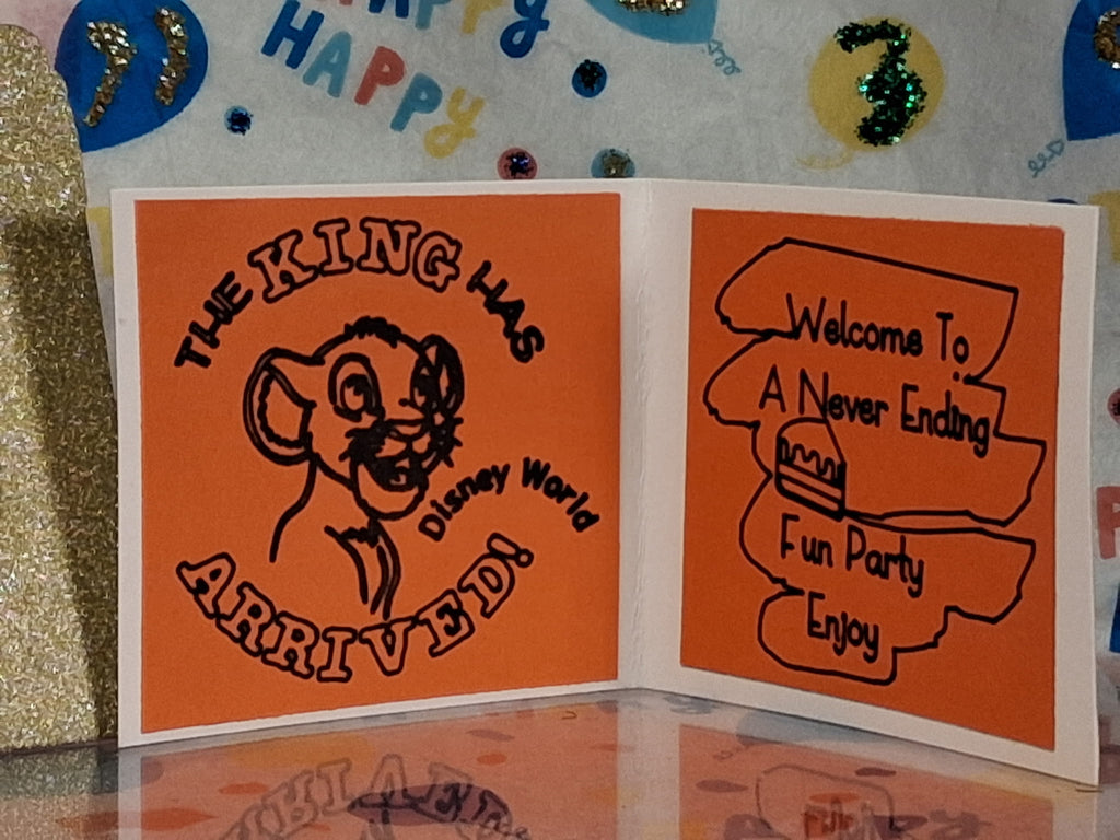 14. Disney Note Card Working Men (Briefcase)