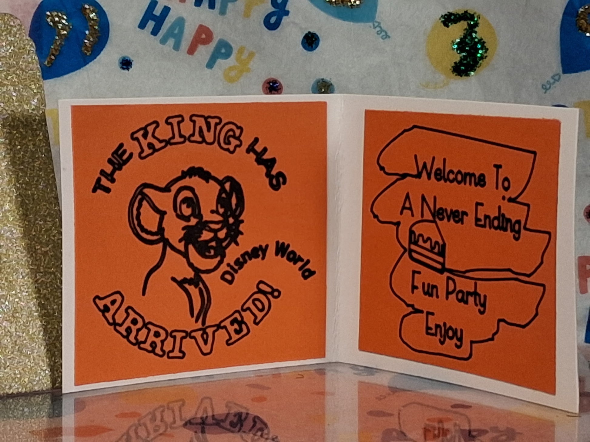 14. Disney Note Card Working Men (Briefcase)